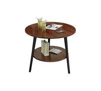 Tavolino Laterale Tavolo da caffè Nordico Tavolo da fiore Piccolo tavolino rotondo semplice moderno piccolo appartamento camera da letto balcone doppio creativo mini divano laterale Tavolino Letto(A)