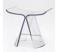 Tavolino Laterale Trasparente, Tavolino Da Caffè, Poggiapiedi e Pouf, Sgabello Da Toeletta Creativo, for Soggiorno e Camera Da Letto(Clear)