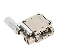 Tavolino lineare Gearwell, piattaforma di spostamento micrometrica asse X, tavolo scorrevole manuale, tavolino di movimento di precisione 25x25mm