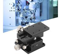 Tavolino lineare ZenithAur XY con precisione di 30μm, corpo in lega di alluminio, guida per slot a coda di rondine, tavolo scorrevole manuale con piattaforma precisa per strumenti (60X40 mm)