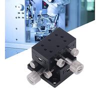 Tavolino lineare ZenithAur XY con precisione di 30μm, corpo in lega di alluminio, guida per slot a coda di rondine, tavolo scorrevole manuale con piattaforma precisa per strumenti (50X30 mm)