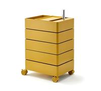 Tavolino mobile girevole con design mobile per soggiorno, camera da letto, divano e dormitorio
