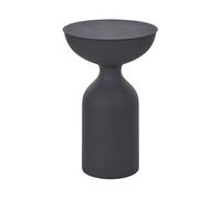 Tavolino moderno in metallo nero Cota