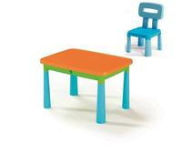 TAVOLINO MULTICOLOR ROMEO E SEDIA GIULIETTA PER CAMERA BAMBINI