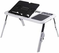TAVOLINO PC SUPPORTO PIEGHEVOLE NOTEBOOK COMPUTER TAVOLO BASE CON VENTOLE TABLE