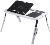TAVOLINO PC SUPPORTO PIEGHEVOLE NOTEBOOK COMPUTER TAVOLO BASE CON VENTOLE TABLE