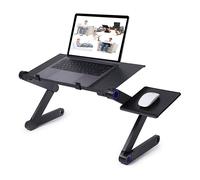 Tavolino per laptop regolabile intelligente da 17 pollici Nero