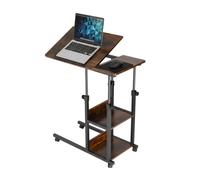 Tavolino per laptop, scrivania regolabile a C, tavolo mobile