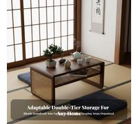 Tavolino per tappeto tradizionper loe giapponese Stloe Giapponese Tavolo Basso