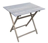 Tavolino picnic grigio in legno da cm 100 x 60