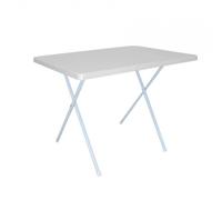 Tavolino pieghevole 79x59x61 cm da esterno con struttura in acciaio