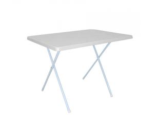 Tavolino pieghevole 79x59x61 cm da esterno con struttura in acciaio