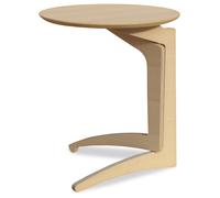 Tavolino Pieghevole da Salotto Ø43x51 cm in Legno Naturale