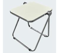 Tavolino Pieghevole Piccolo, Tavolino Da Caffè in Acrilico Moderno, Scrivania Pieghevole Portatile, Non Richiede Montaggio, for Ufficio Domestico(White)