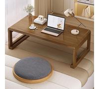 Tavolino Portatile In Stile Tatami, In Bambù, Tavolino Salotto Basso Per Il Tè O Il Caffè, Per Essere Utilizzato Seduti A Terra, Non Richiede Montaggio(Brown 1,60*40*30cm/23.6*15.7*11.8in)