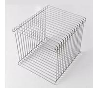 Tavolino Quadrato In Metallo, Tavolino Da Caffè Multiuso, Scaffale Portaoggetti Sospeso, Non Richiede Montaggio, for Soggiorno E Camera Da Letto(Silver,30cm/12in)