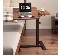 Tavolino regolabile per computer portatile, con superficie inclinabile, per divano, letto e divano