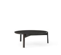 Tavolino Rotondo Audo Passage Ø90 Rovere Laccato Scuro