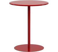 Tavolino Rotondo Moderno per La Casa, Tavolo da Divano Creativo per Il Tempo Libero, Tavolino da Ufficio con Finitura Opaca, Arredamento per Bar da Soggiorno, Red