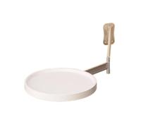 Tavolino rotondo pieghevole da parete, tavolino da divano in legno, tavolino pieghevole da caffè, vassoio da parete, tavolo galleggiante, mensola estensibile con ripiano retrattile for camera da letto