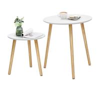 Tavolino Rotondo Tavolino Moderno Minimalista Set di 2 Tavolini da Caffè con