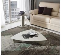 TAVOLINO SALOTTO BASSO TRIANGOLARE PR-EMMA DESIGN MODERNO MADE IN ITALY