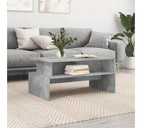 Tavolino Salotto Grigio Cemento 90x55x42,5 cm Legno Multistrato Tavolino Laterale Da Divano Mobile Soggiorno Tavolino Salotto Moderno Tavolino Soggiorno per Giardino Salotto Interno Soggiorno