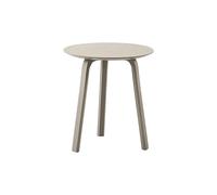 Tavolino Salotto Moderno In Legno, Tavolino Da Divano Rotondo, Gambe In Legno Di Caucciù, Disponibile In Due Misure, Per Soggiorno, Camera Da Letto, Balcone E Ufficio, Grigio, Verde(A,45X45X49.7CM)