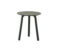 Tavolino Salotto Moderno In Legno, Tavolino Da Divano Rotondo, Gambe In Legno Di Caucciù, Disponibile In Due Misure, Per Soggiorno, Camera Da Letto, Balcone E Ufficio, Grigio, Verde(B,45X45X49.7CM)