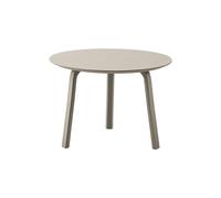 Tavolino Salotto Moderno In Legno, Tavolino Da Divano Rotondo, Gambe In Legno Di Caucciù, Disponibile In Due Misure, Per Soggiorno, Camera Da Letto, Balcone E Ufficio, Grigio, Verde(A,60X60X41.7CM)