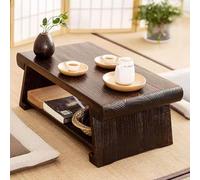 Tavolino Salotto Portatile, Tavoli da Pranzo Pieghevole Giapponese Vintage, Scrivania da Campeggio Multiuso per Picnic, Meditazione e Altro Ancora