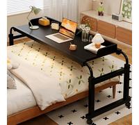 Tavolino Servitore Con Ruota, Scrivania Servitore Con Deflettore Su Tre Lati, Altezza Scrivania Regolabile For Letto, Divano, Sedia