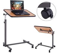 TAVOLINO SERVITORE LETTO REGOLABILE PIEGHEVOLE CON RUOTE