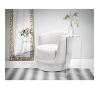 Tavolino, Sidetable, lato divano interamente in plexiglass ATARI, Dimensioni 37x32xh 67.5 cm , Elegante forma geometrica, colore Trasparente trasparente