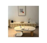 Tavolino Soggiorno Tavolino da caffè moderno e minimalista for soggiorno, tavolino da tè creativo for la casa, elegante supporto da tè bianco, design contemporaneo, perfetto for l'uso domestico Tavoli