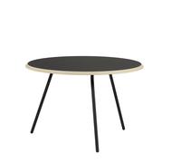 Tavolino Soround Laminato Nero Ø75 H49