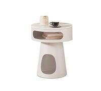 tavolino Tavolino moderno, tavolino da divano con piano in rockboard, comodino elegante con ripiano portaoggetti for soggiorno, camera da letto, balcone, struttura in metallo tavolini da tè soggiorno(