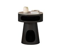 tavolino Tavolino moderno, tavolino da divano con piano in rockboard, comodino elegante con ripiano portaoggetti for soggiorno, camera da letto, balcone, struttura in metallo tavolini da tè soggiorno(