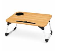TAVOLINO VASSOIO LETTO DIVANO NOTEBOOK PC TABLET PIEGHEVOLE IN LEGNO COLAZIONE