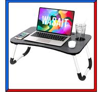 Tavolino Vassoio Pieghevole da Letto Divano Colazione per PC Notebook Tablet .