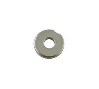 Tavolo 4 Rondelle Piatte 0.5cm Zincato - Confezione 500 - Connect 31456 Nuovo