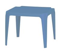 Tavolo,50x50 CM,Azzurro Vollkunststoff Piccolo Impilabile Giardino Terrazza
