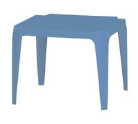 Tavolo,50x50 CM,Azzurro Vollkunststoff Piccolo Impilabile Giardino Terrazza