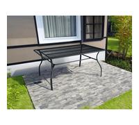 Tavolo da Giardino Ameno In Ferro 160x100 - Antracite Greenwood