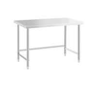 Tavolo acciaio inox - ECO - 120 x 60 cm - 91 kg - Royal Catering RCAT-120/60-PS