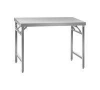 Tavolo acciaio pieghevole - ECO - 70 x 120 cm - 215 kg - Pieghevole - Royal Catering RCAT-120/70KE
