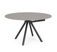 Tavolo All. Rauni 87/135 Nero/Grigio