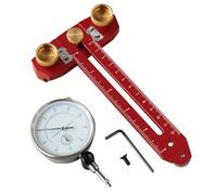 Tavolo allineamento della con un localizzatore di calibrazione dell'indicatore di composizione per banco di e binario in legno rosso