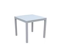 Tavolo Alluminio Bianco 70x70 cm ESTERNO VERANDA GIARDINO