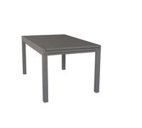 TAVOLO ALLUNGABILE 135/270x90 DA ESTERNO GIARDINO ALLUMINIO MARRONE MOD. HAWAII